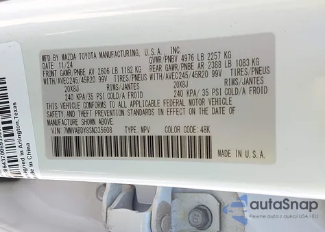 2025 Mazda Cx-50 2.5 Turbo Premium Package z USA, uszkodzony, nr VIN 7MMVABDY8SN335608